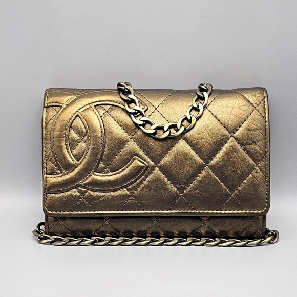 🖤CHANEL Cambon Dark Gold Wallet/Clutch🖤 - Picture 1 of 17